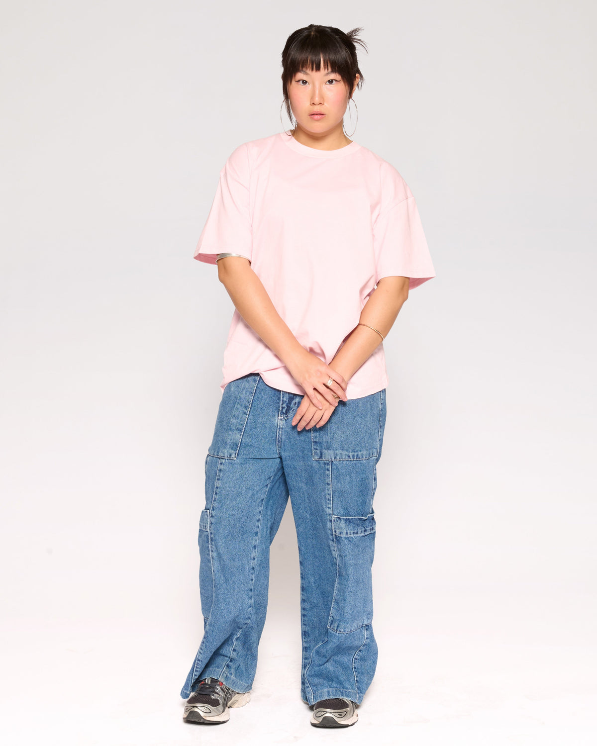 Classic Tee 5 Pack: Pale Blue, Natural, Pink, Brown, Black