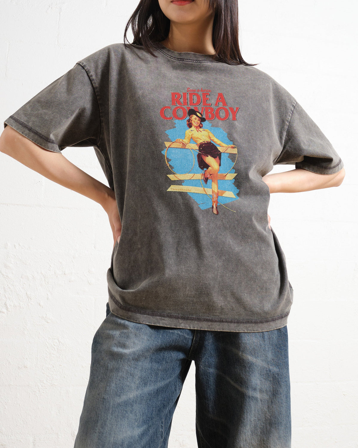 Save a Horse, Ride a Cowboy Oversized Tee