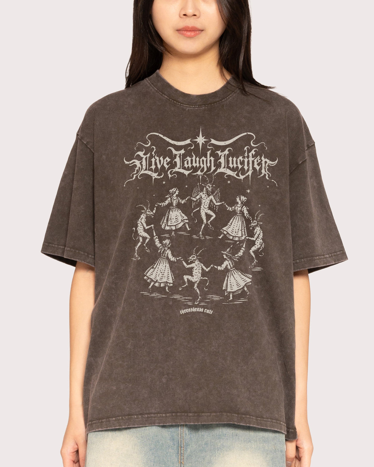 Live Laugh Lucifer Oversized Tee