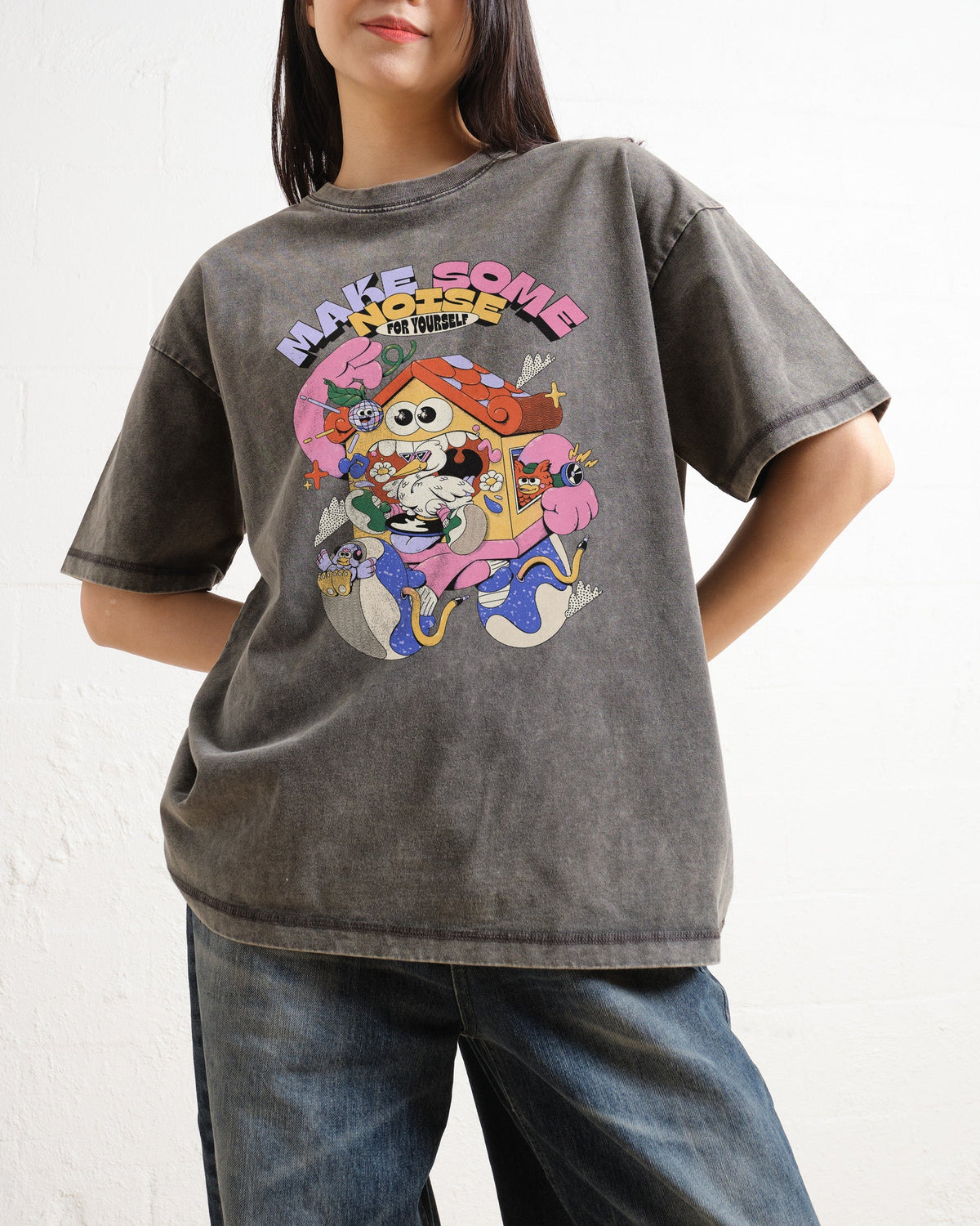 Make Some Noise Oversized Tee