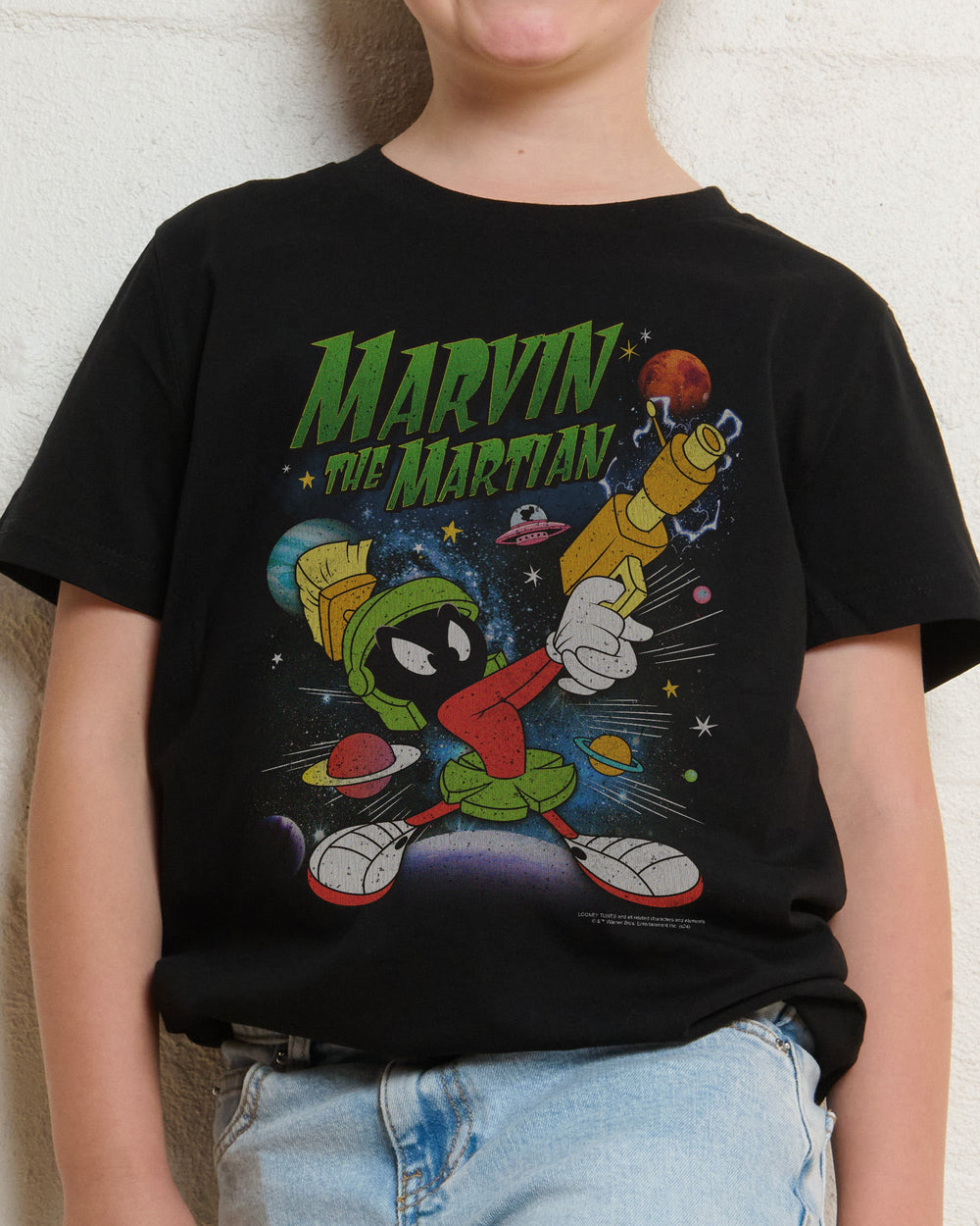 Marvin the Martian Vintage Kids T-Shirt