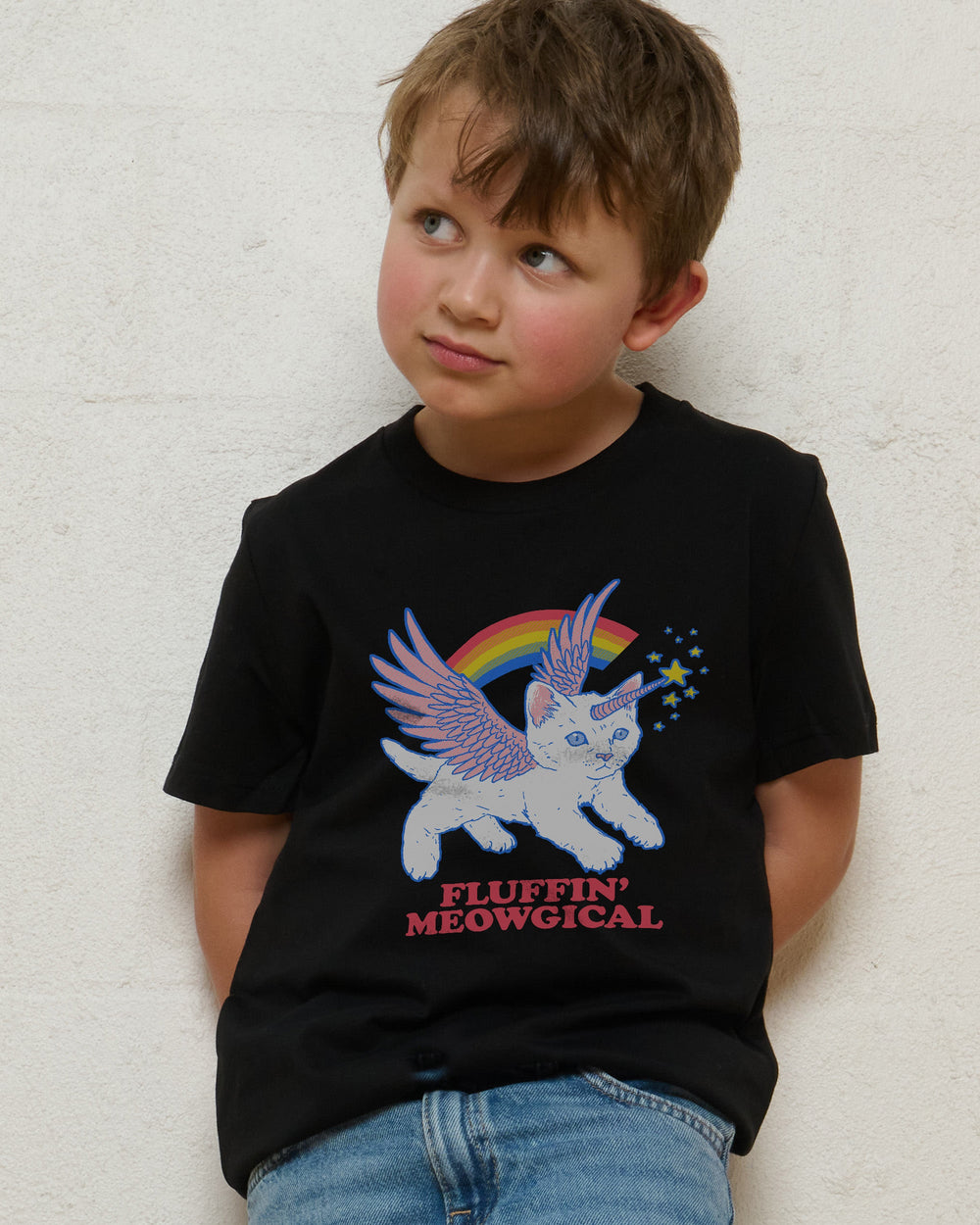 Fluffin Meowgical Kids T-Shirt