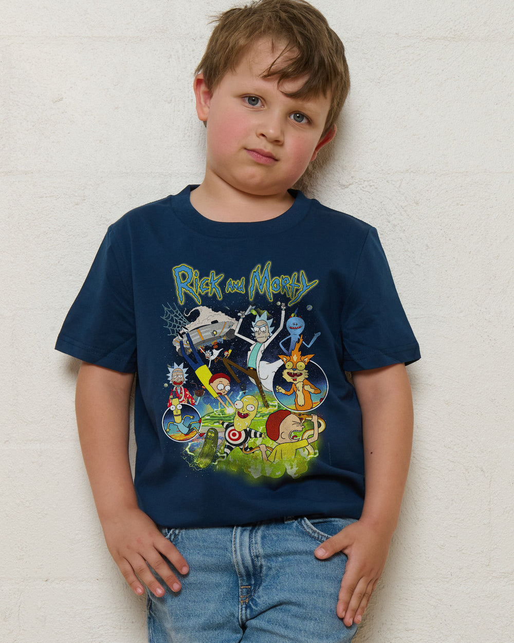 Rick and Morty Vintage Kids T-Shirt