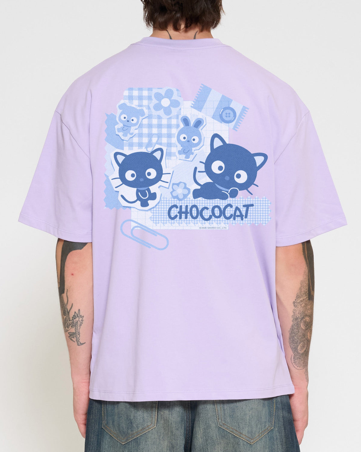 Chococat Scrapbook Oversized Tee
