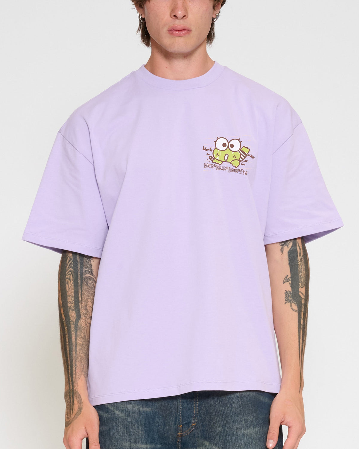 Keroppi Scribble Oversized Tee