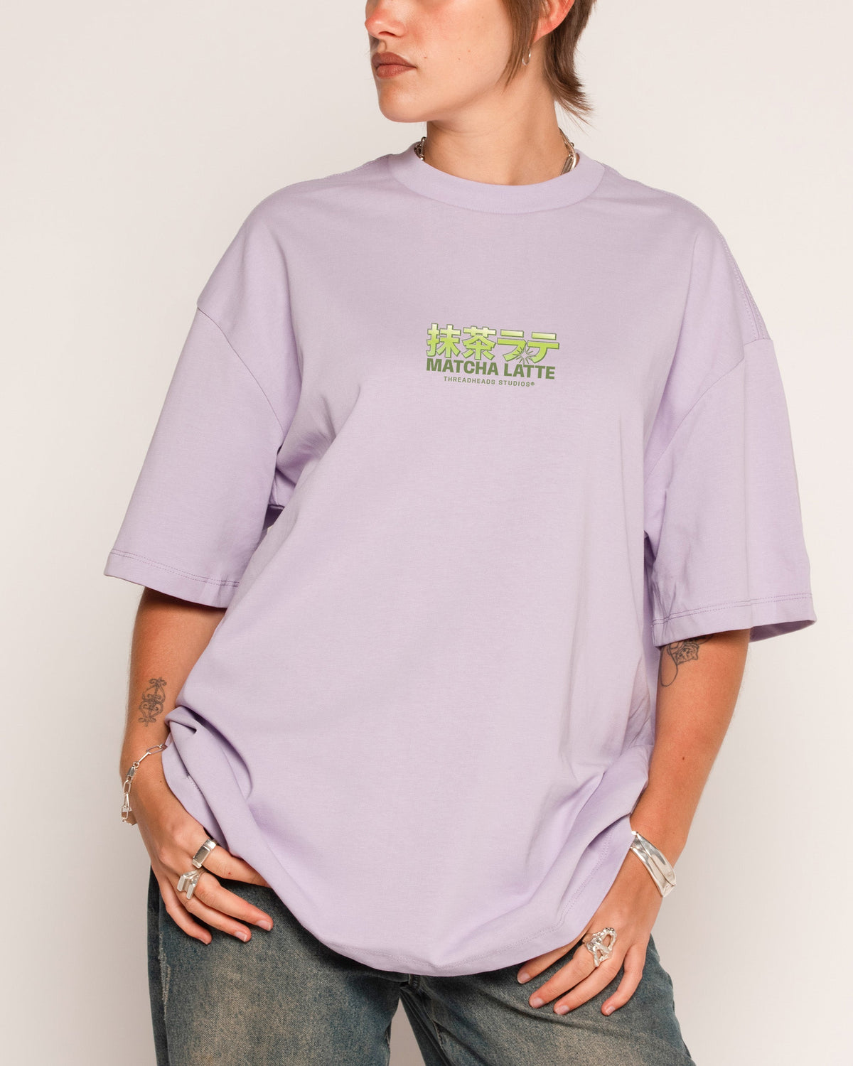 Matcha Latte Oversized Tee