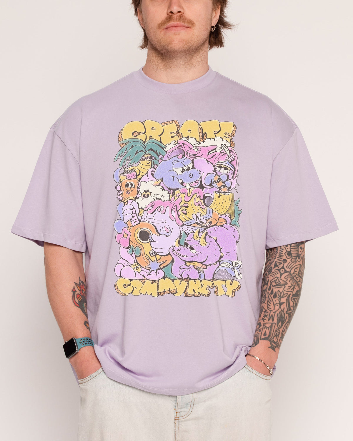 Create Community Oversized Tee