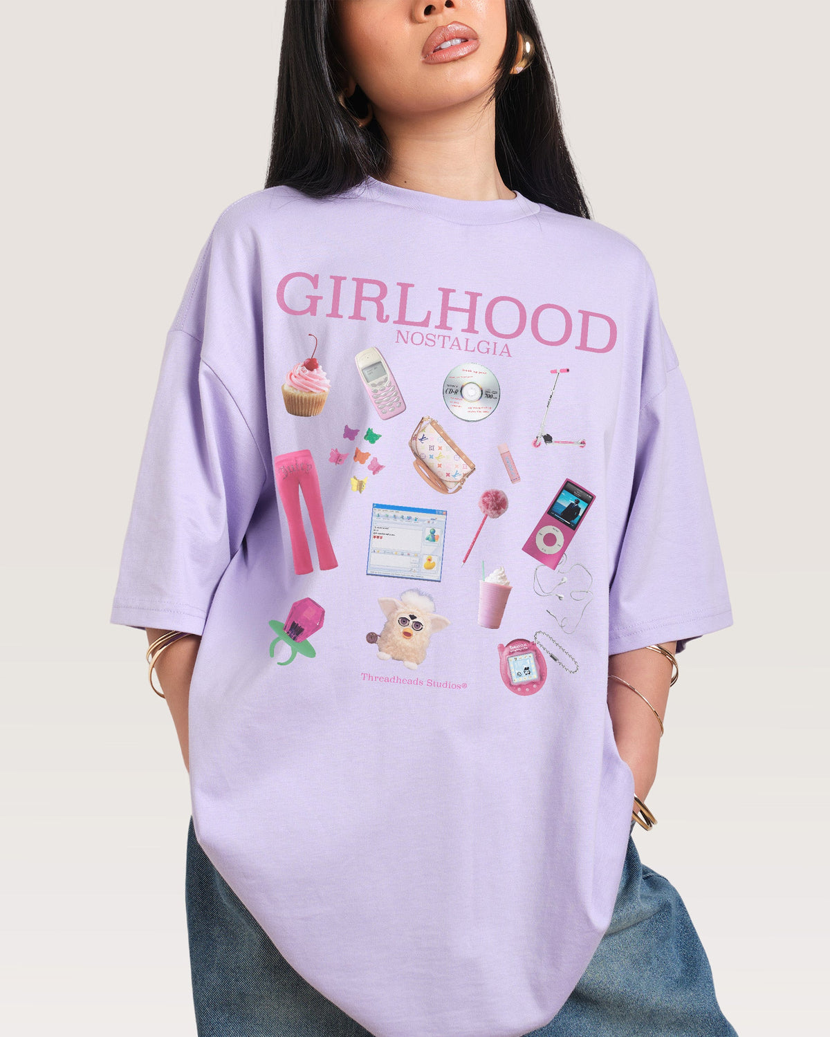 Girlhood Nostalgia Oversized Tee