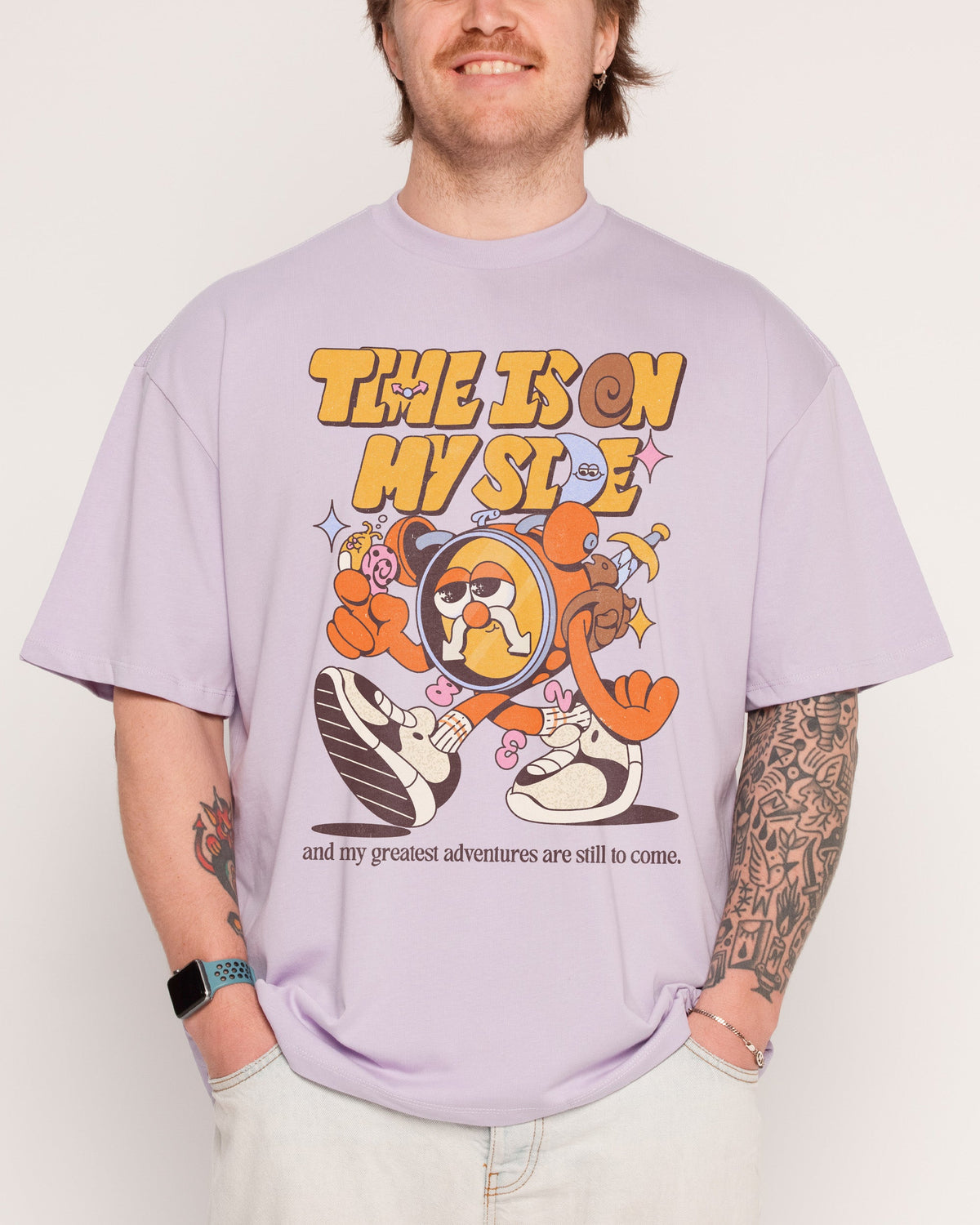 Time is on My Side Oversized Tee