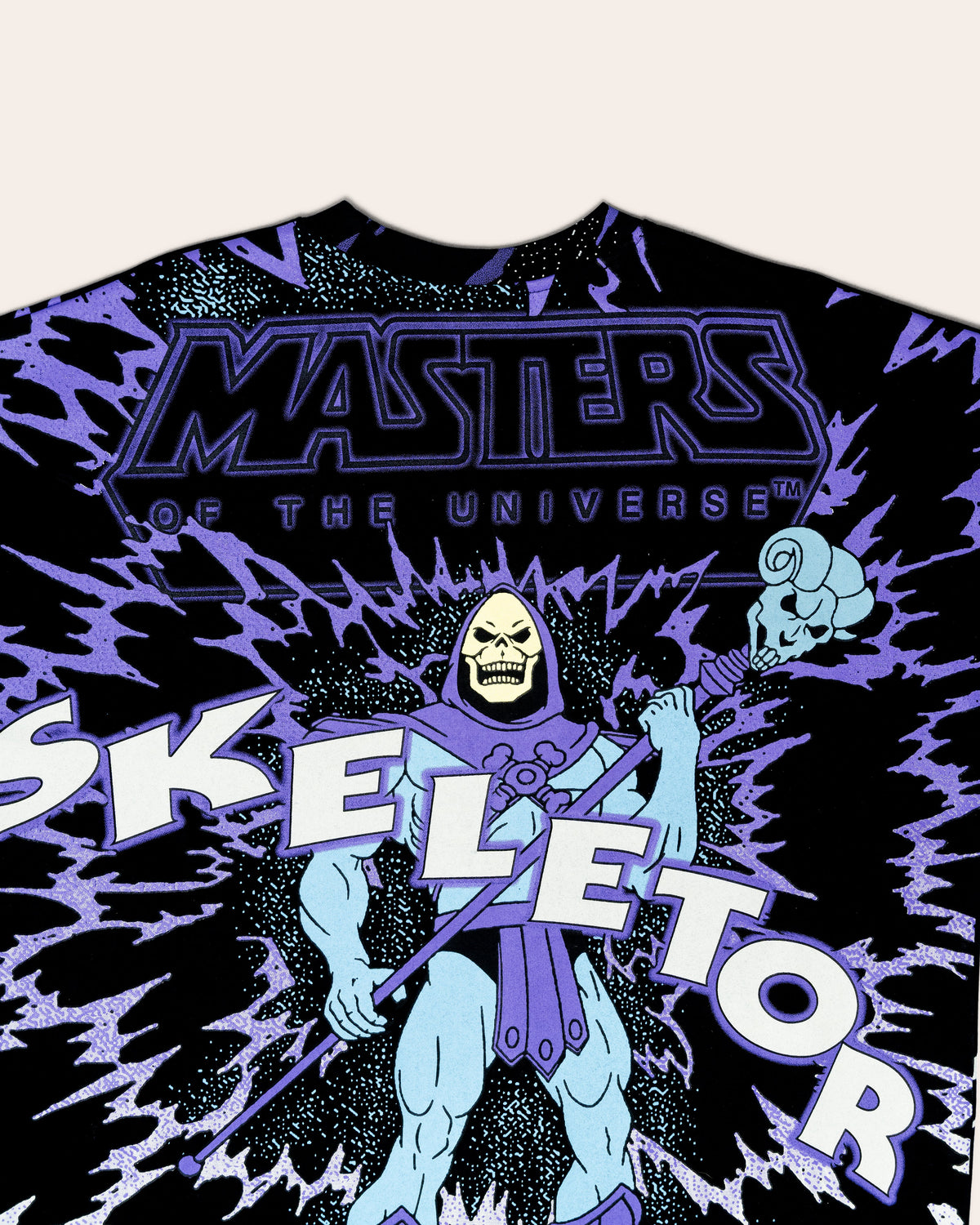 Skeletor Black Oversized Tee