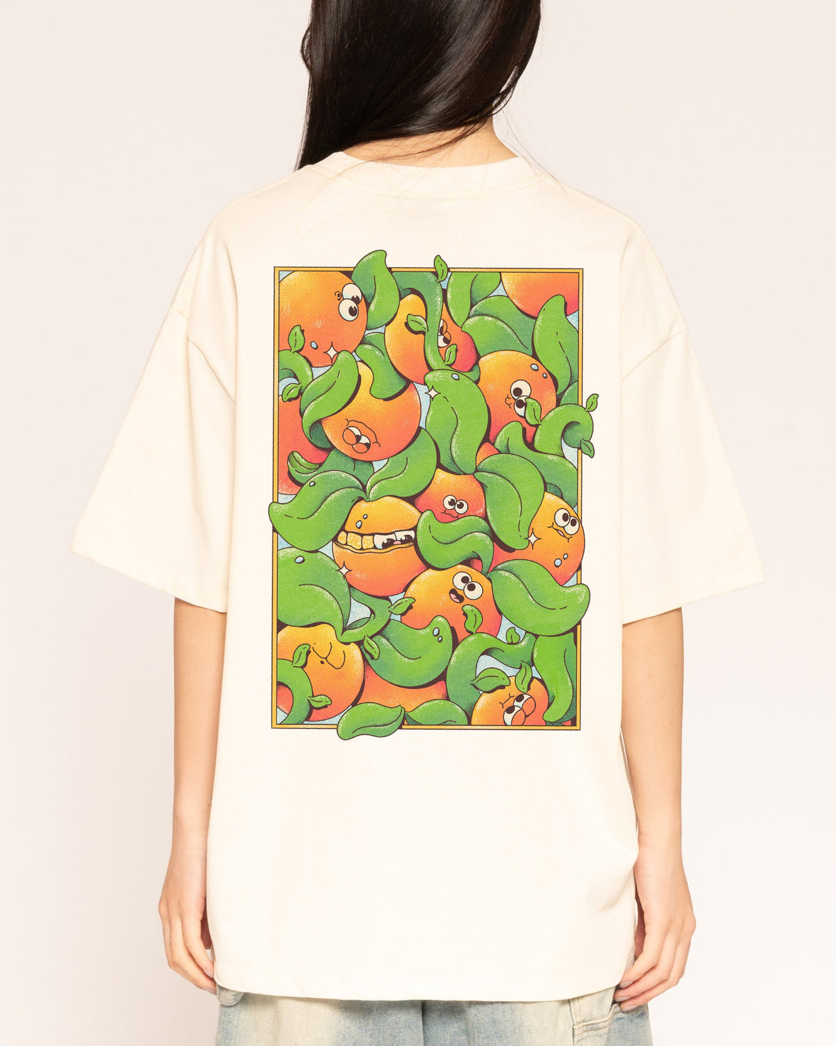Orange Groove Oversized Tee