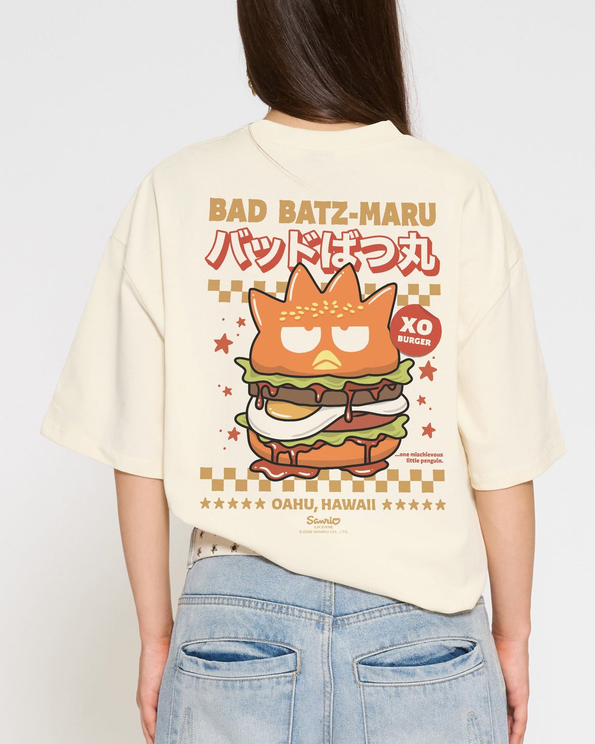 Bad Badtz-Maru Burger Oversized Tee