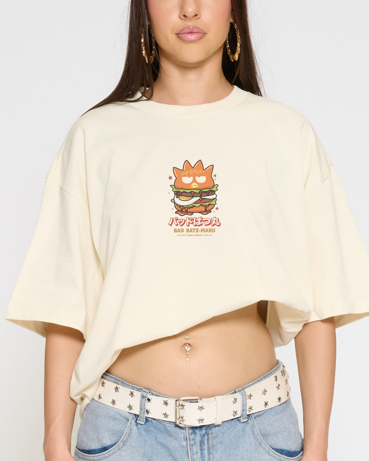 Bad Badtz-Maru Burger Oversized Tee
