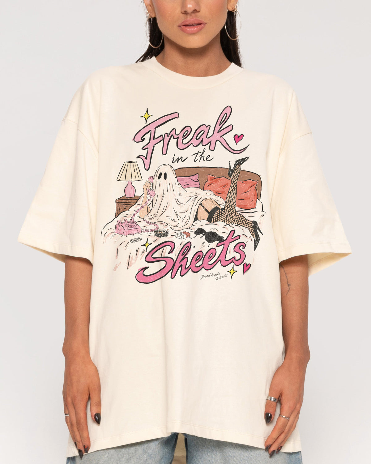 Freak in the Sheets Ghost Oversized Tee