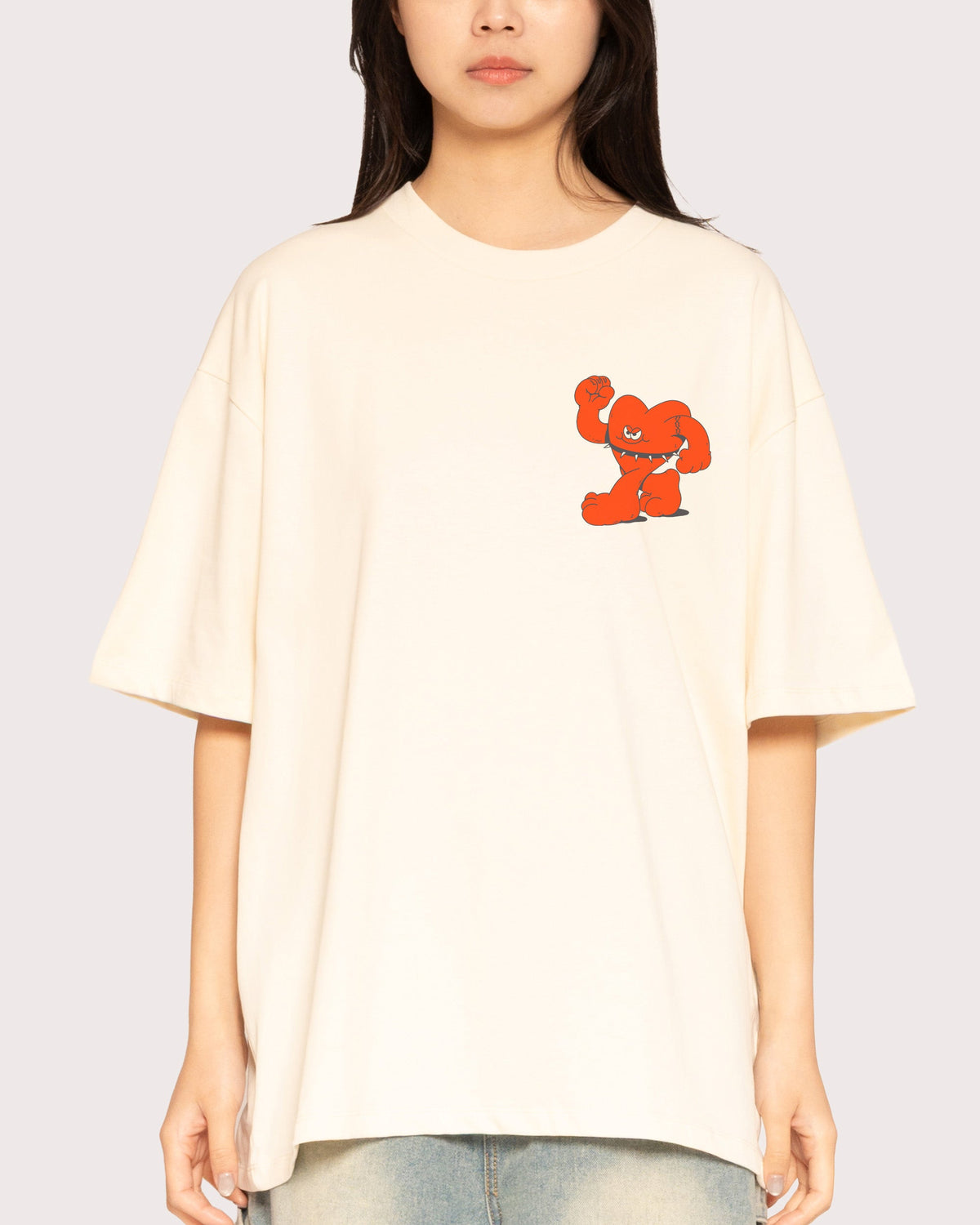 Hardcore Heartcore Oversized Tee