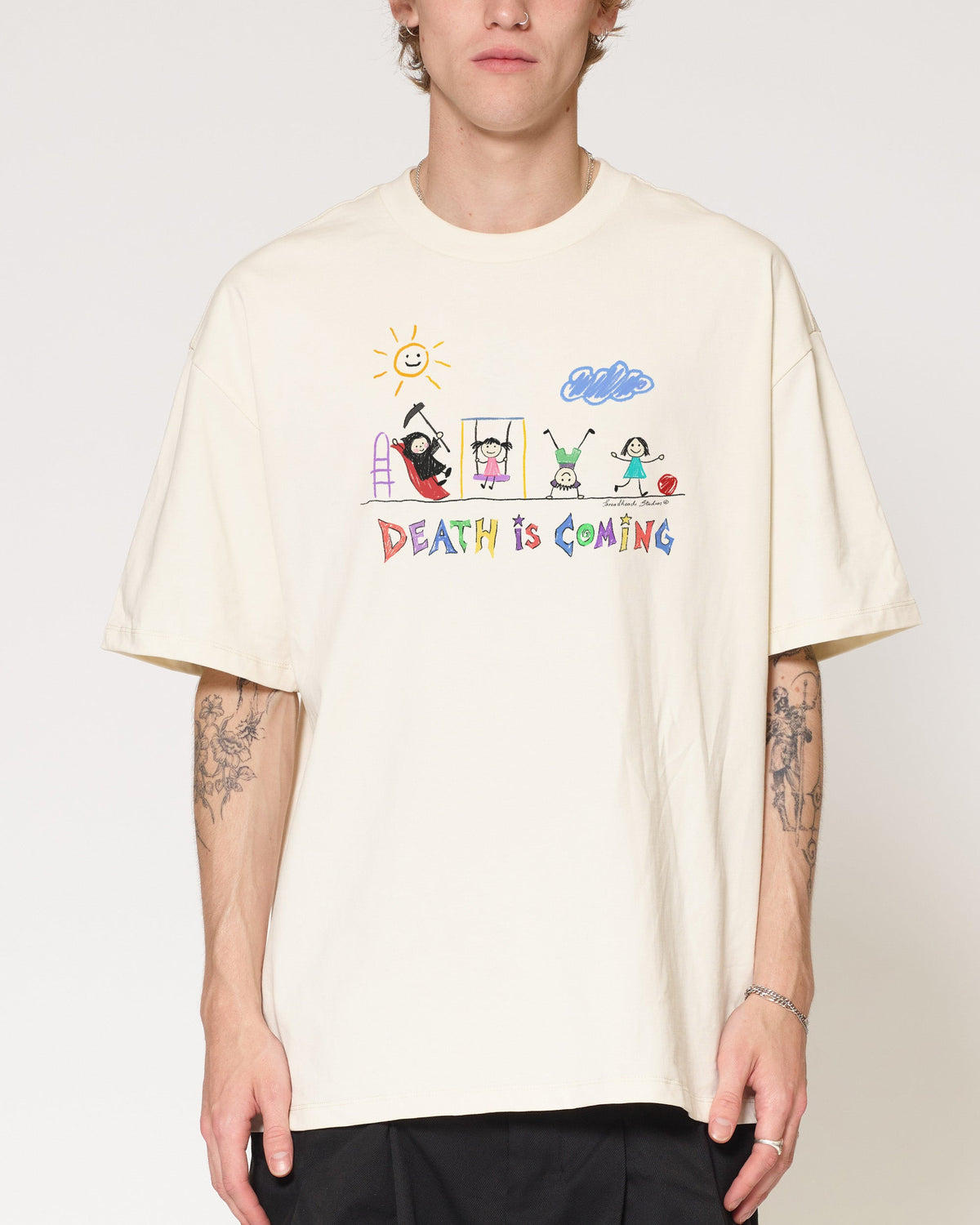 Death is Coming Oversized Tee