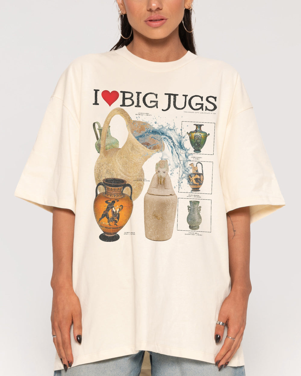 I Love Big Jugs Oversized Tee