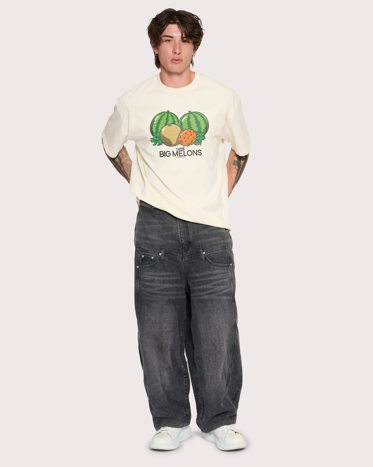 I Love Big Melons Oversized Tee