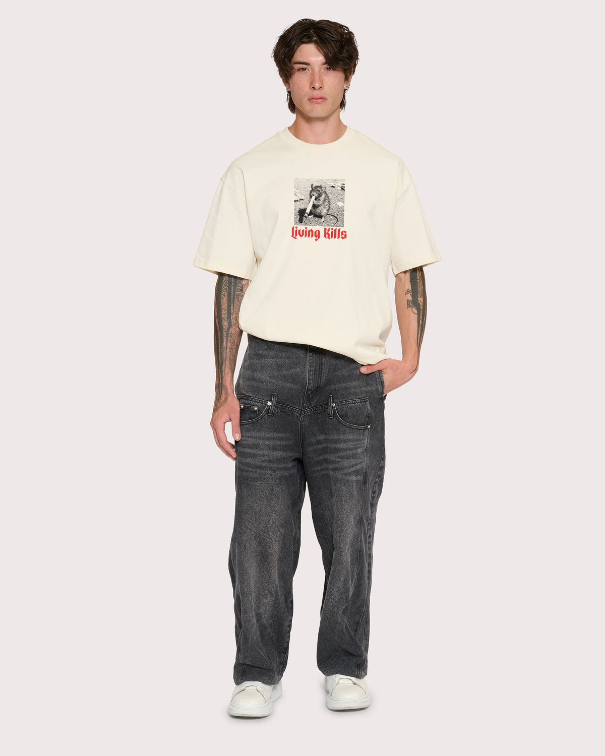 Living Kills Oversized Tee