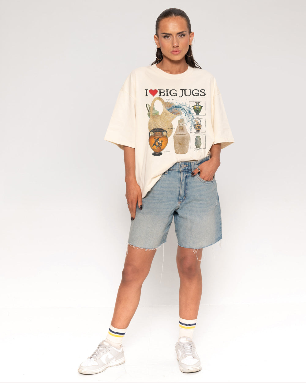 I Love Big Jugs Oversized Tee