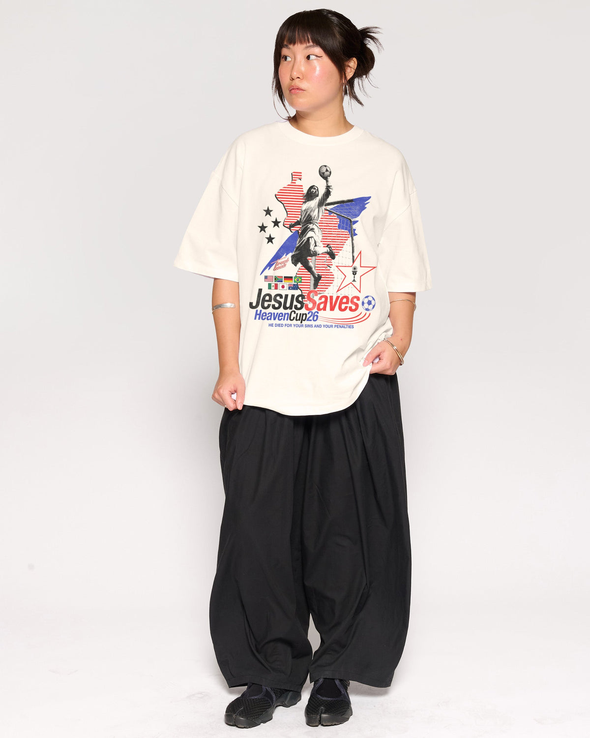 Jesus Saves '26 Oversized Tee