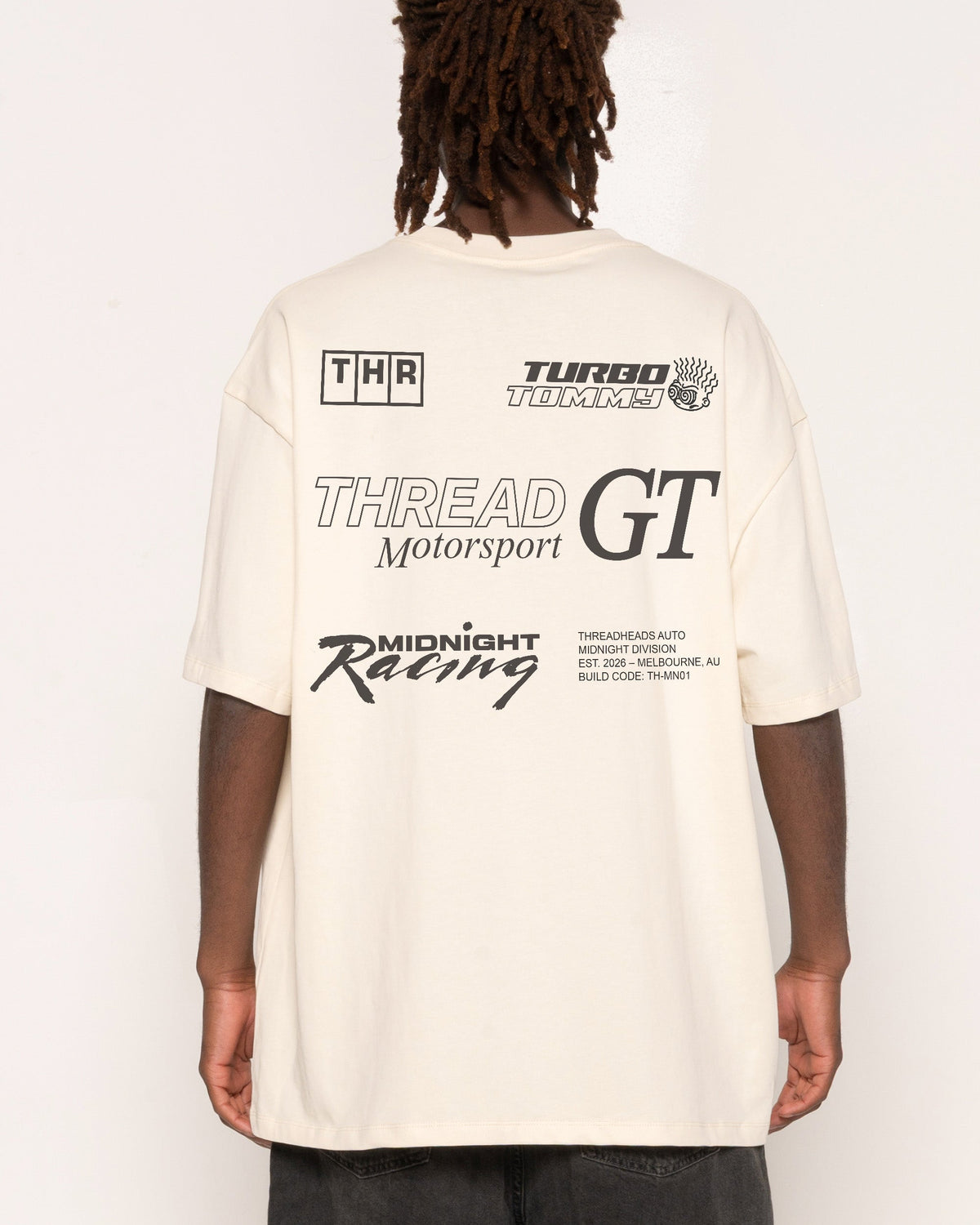 Midnight Racing Oversized Tee