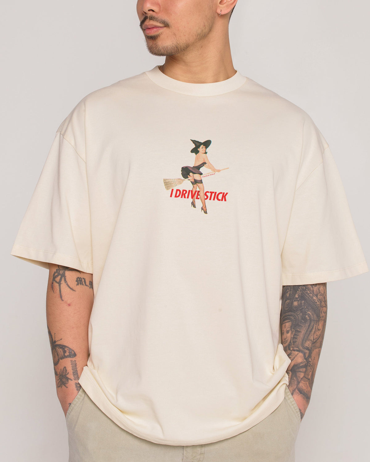 I Drive Stick Oversized Tee