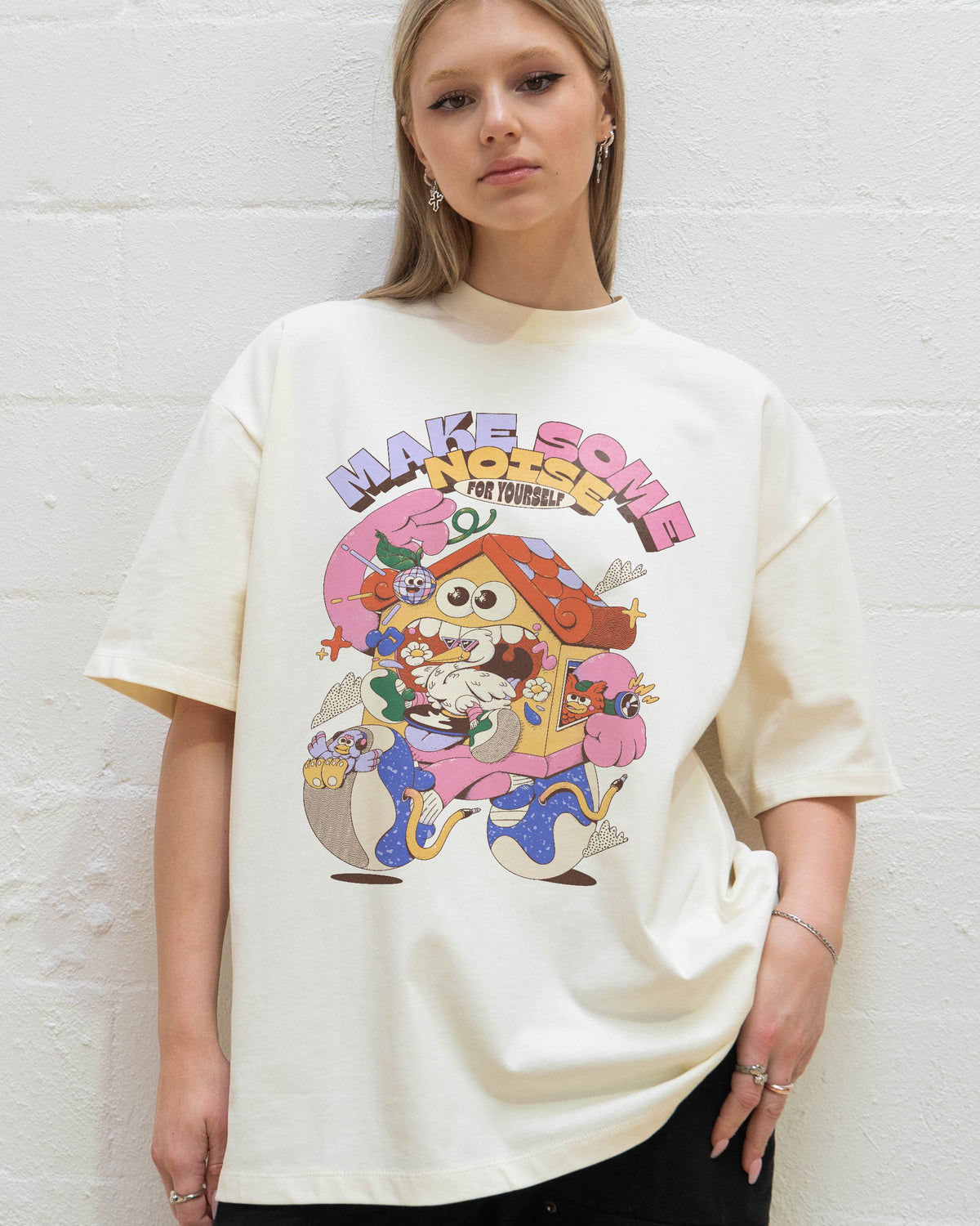 Make Some Noise Oversized Tee