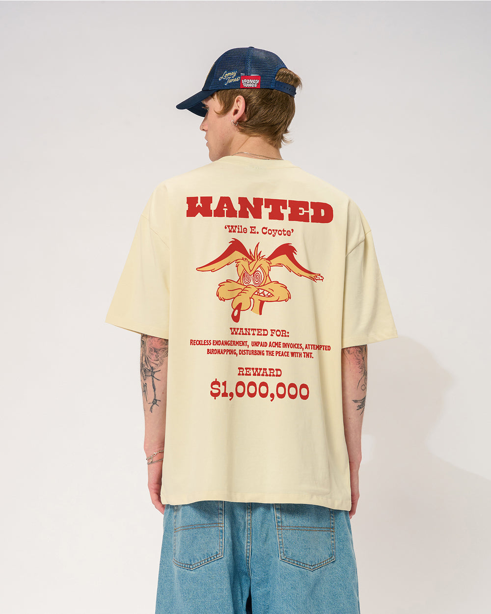 Wanted: Wile E Coyote Oversized Tee