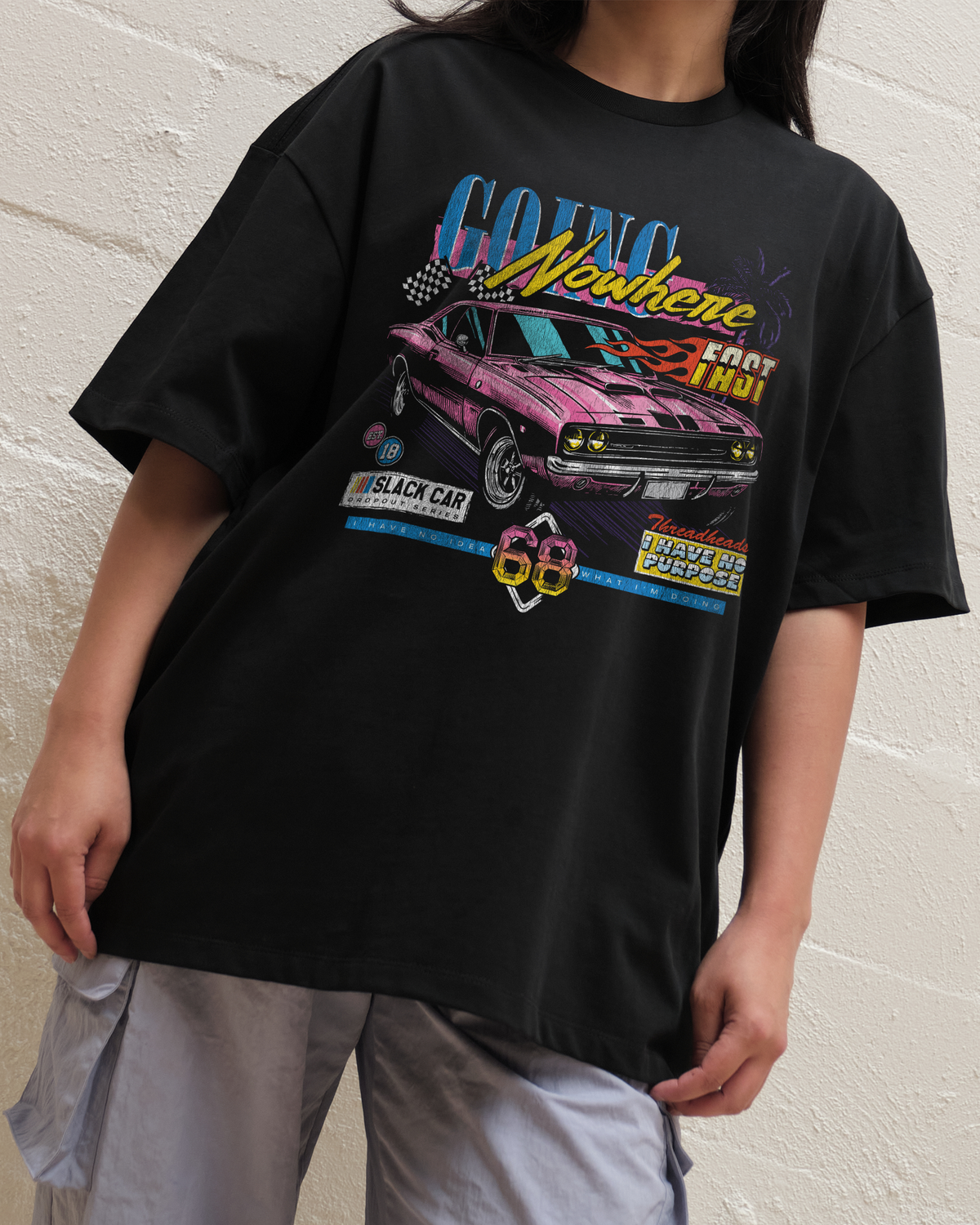 Going Nowhere Fast Oversized Tee