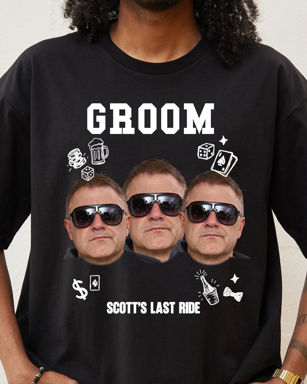Custom Last Ride Bucks Tee