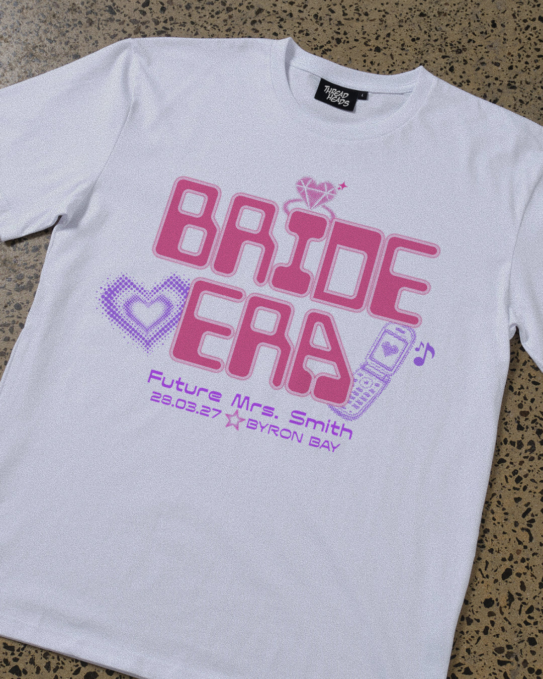 Custom Bride Era Y2K Hens Tee