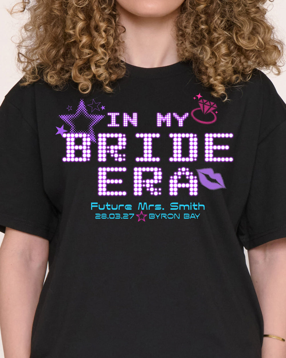 Custom Bride Era Y2K Hens Tee