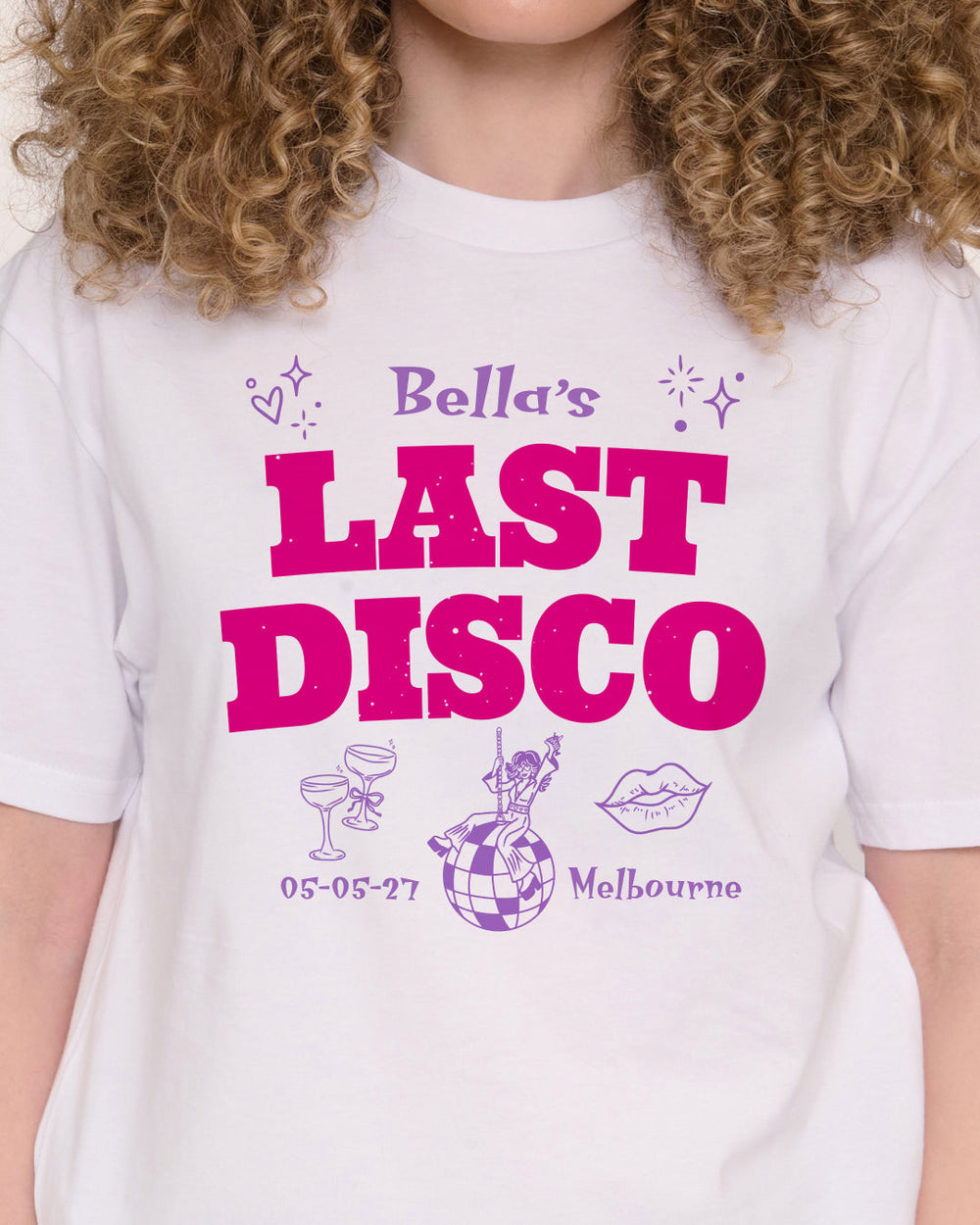 Custom Last Disco Hens Tee