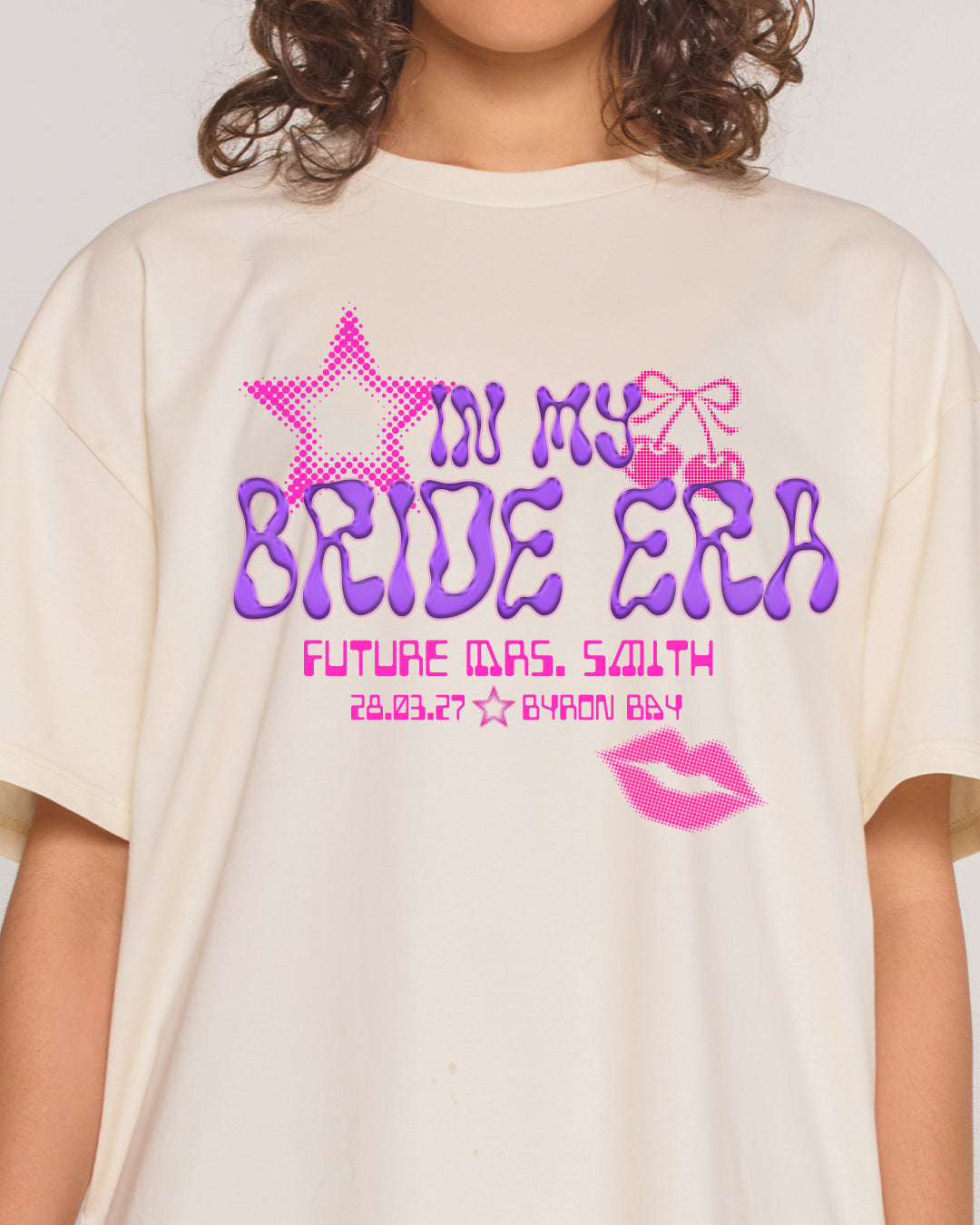 Custom Bride Era Y2K Hens Tee
