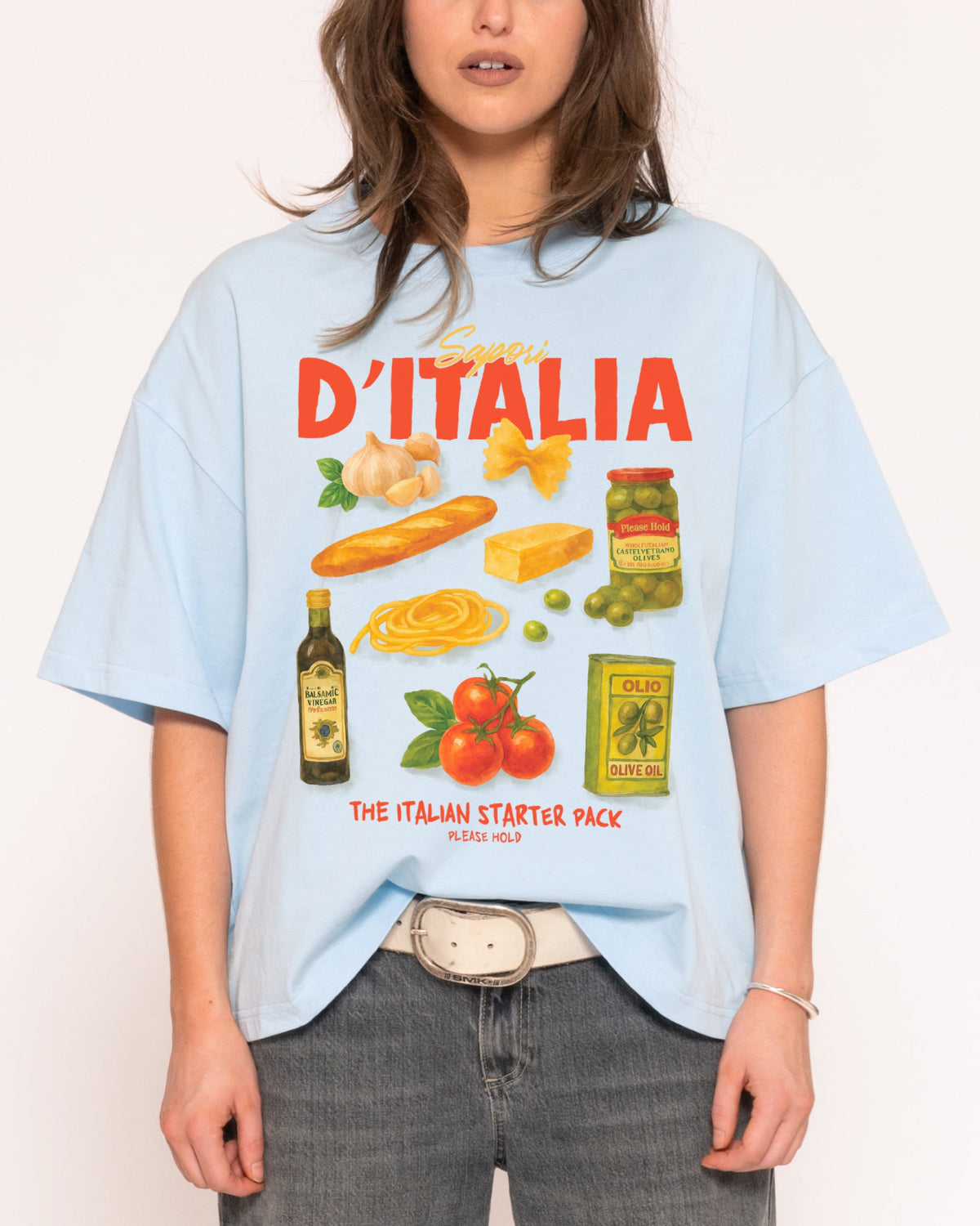 Italian Starter Pack Boxy Tee