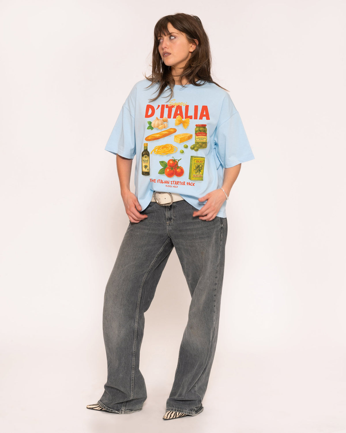 Italian Starter Pack Boxy Tee