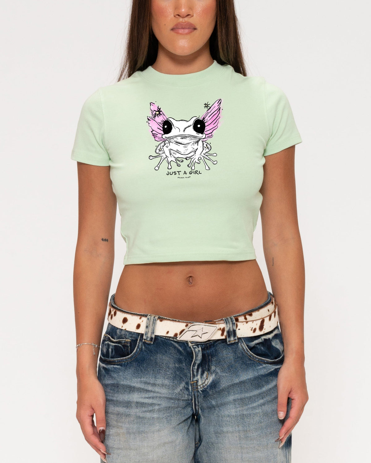Just a Girl Baby Tee