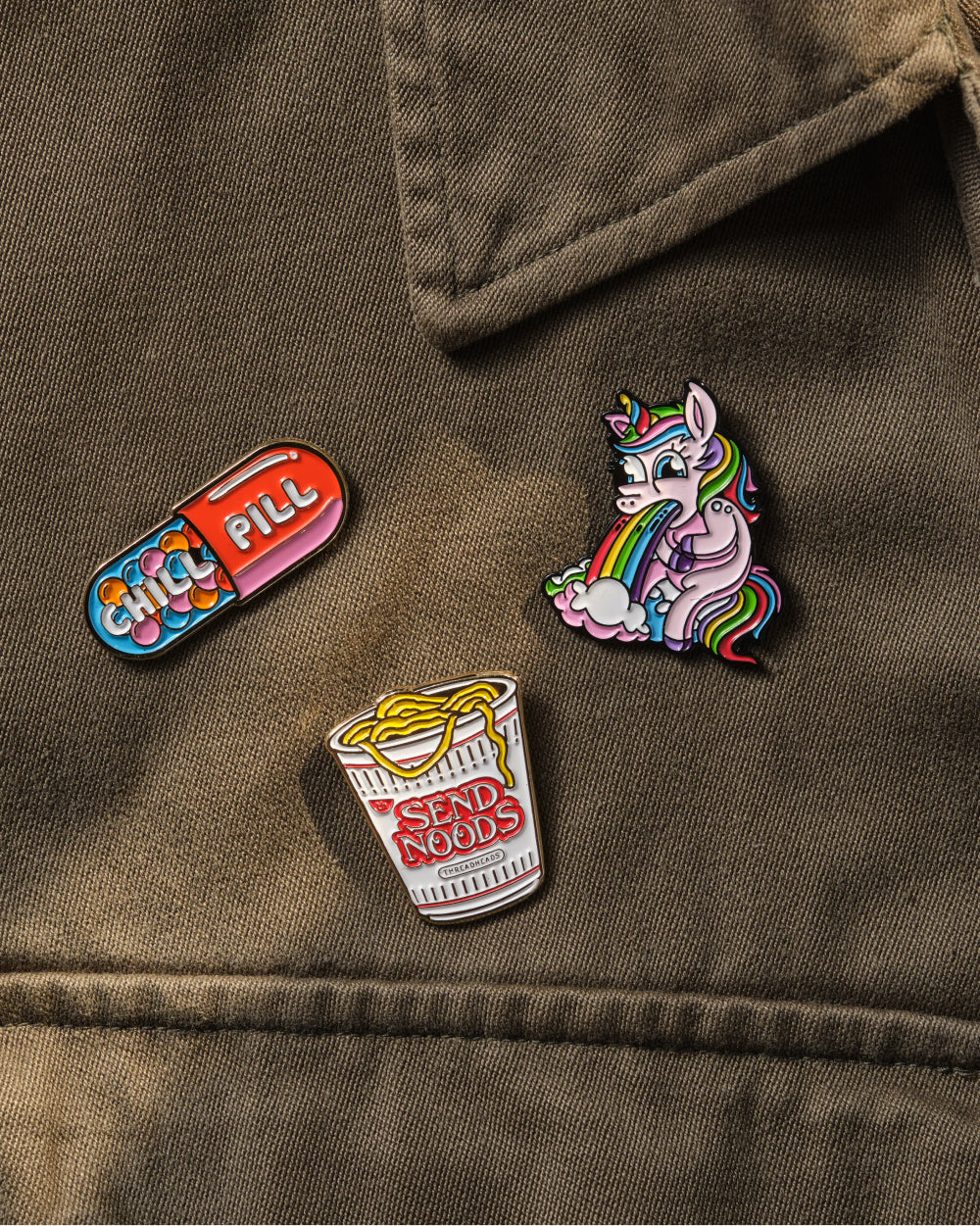 Chill Pill Enamel Pin