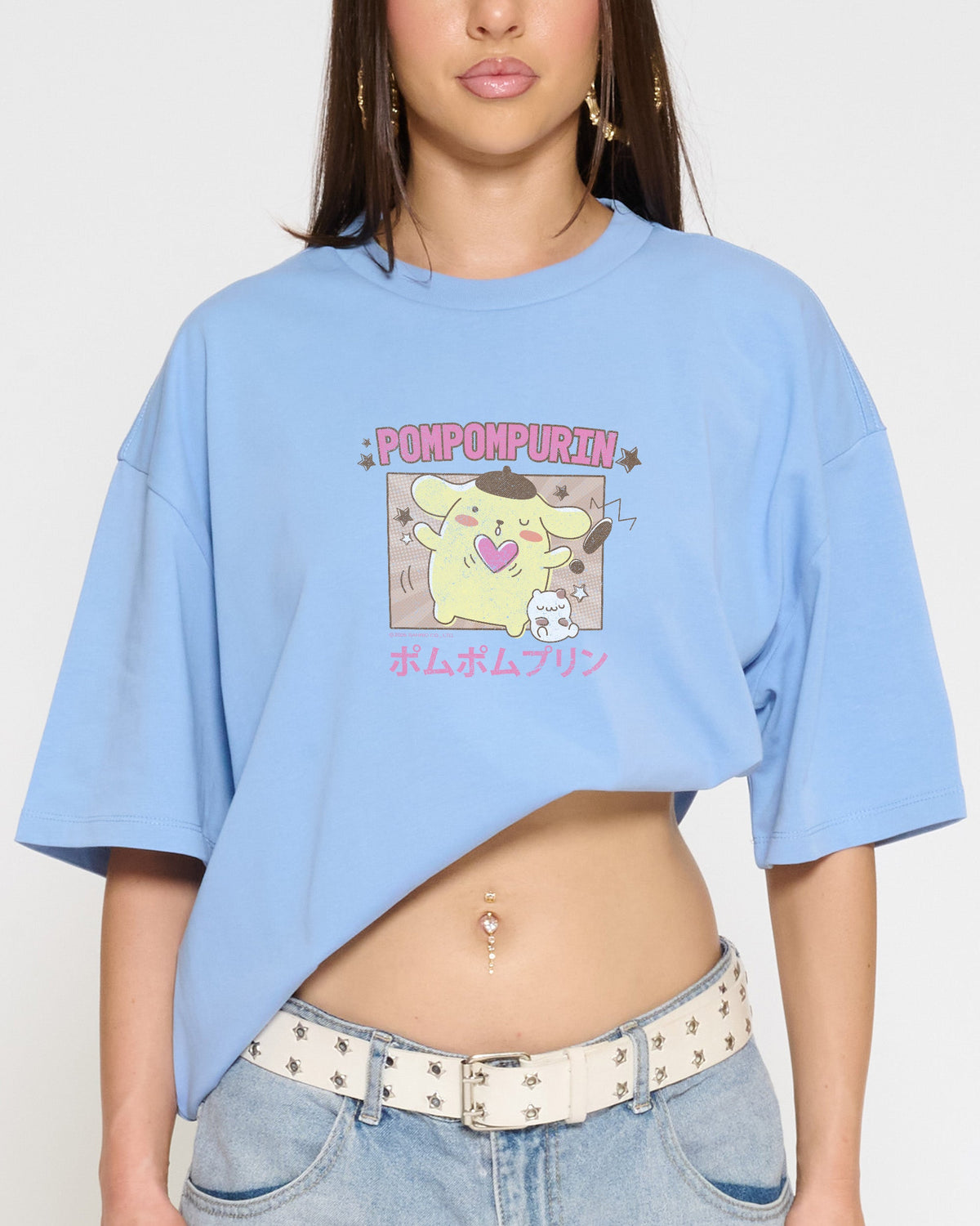 Pompompurin Kawaii Oversized Tee