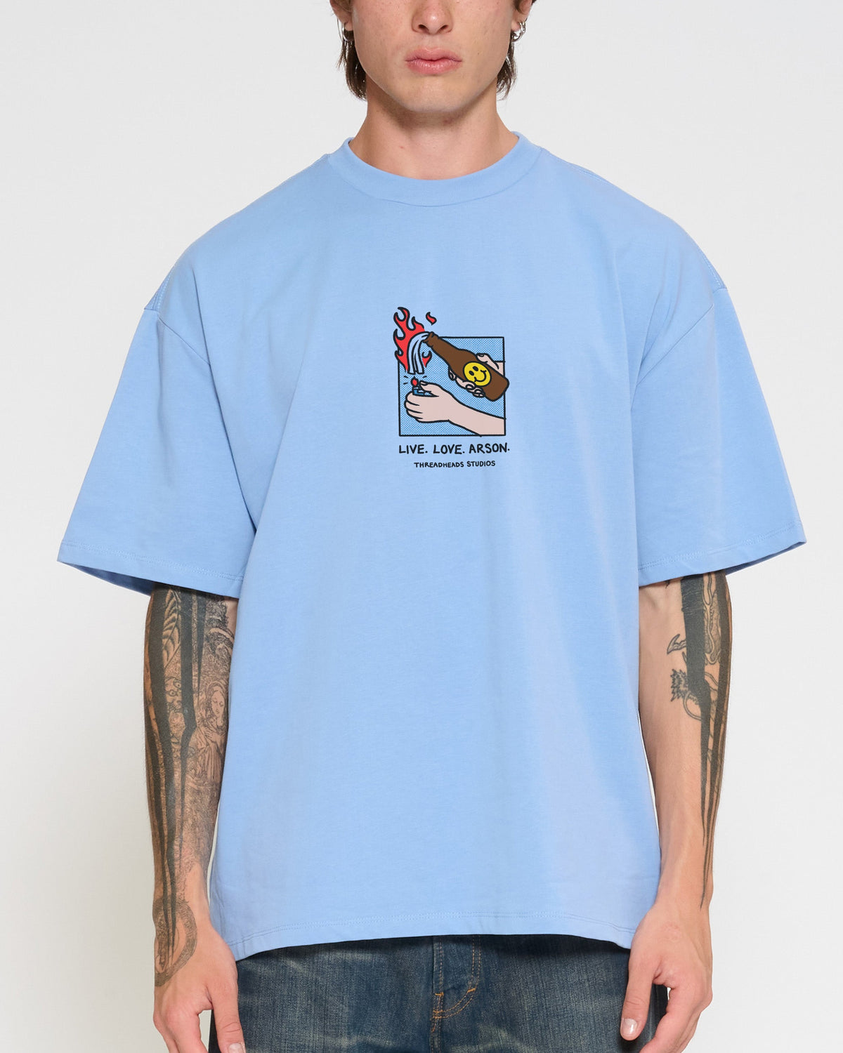 Live. Love. Arson Oversized Tee