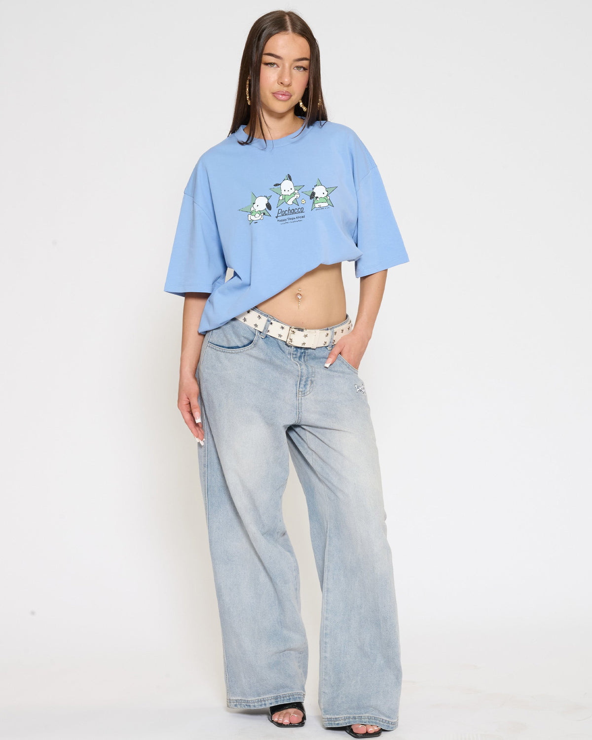 Pochacco Happy Steps Oversized Tee