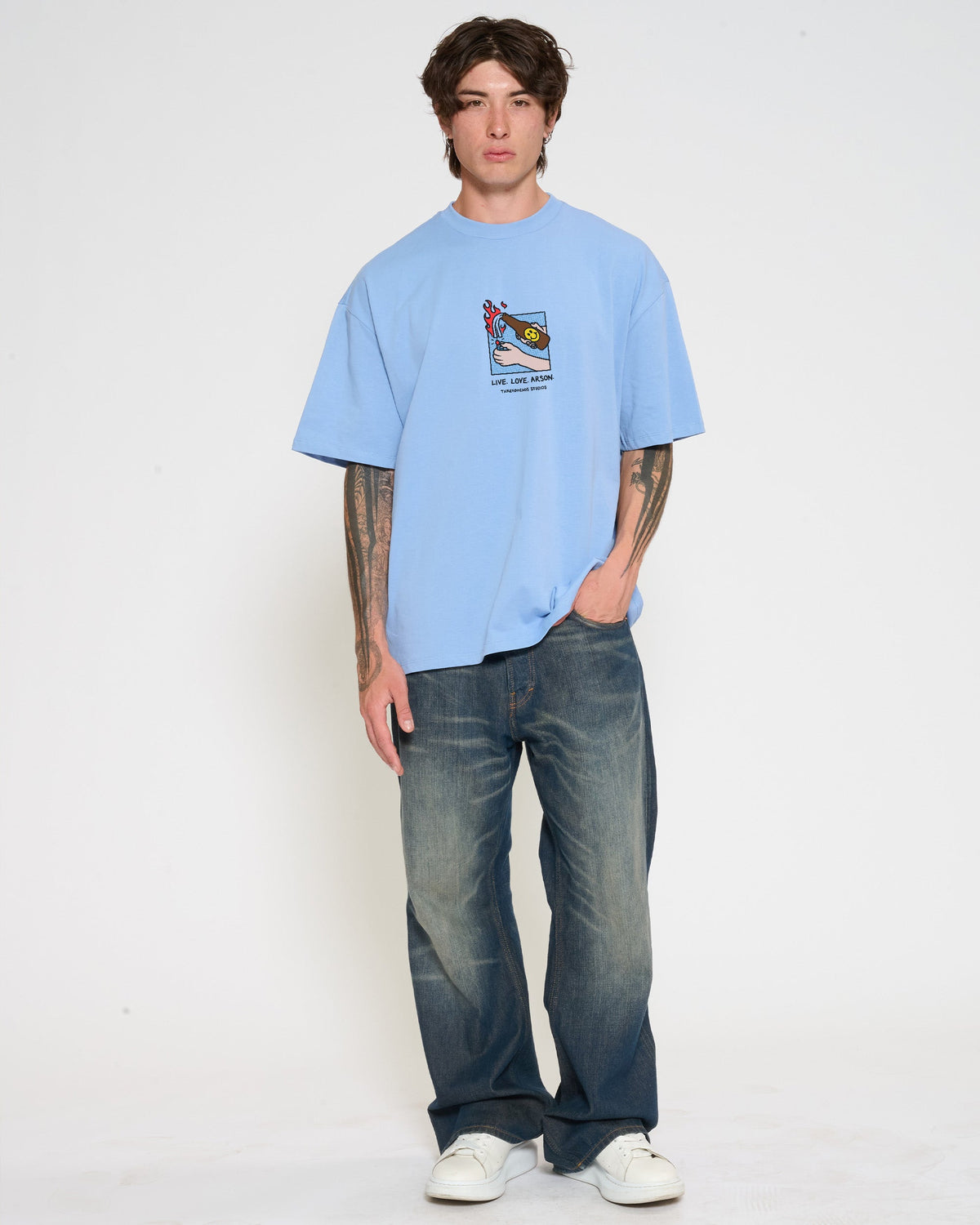 Live. Love. Arson Oversized Tee
