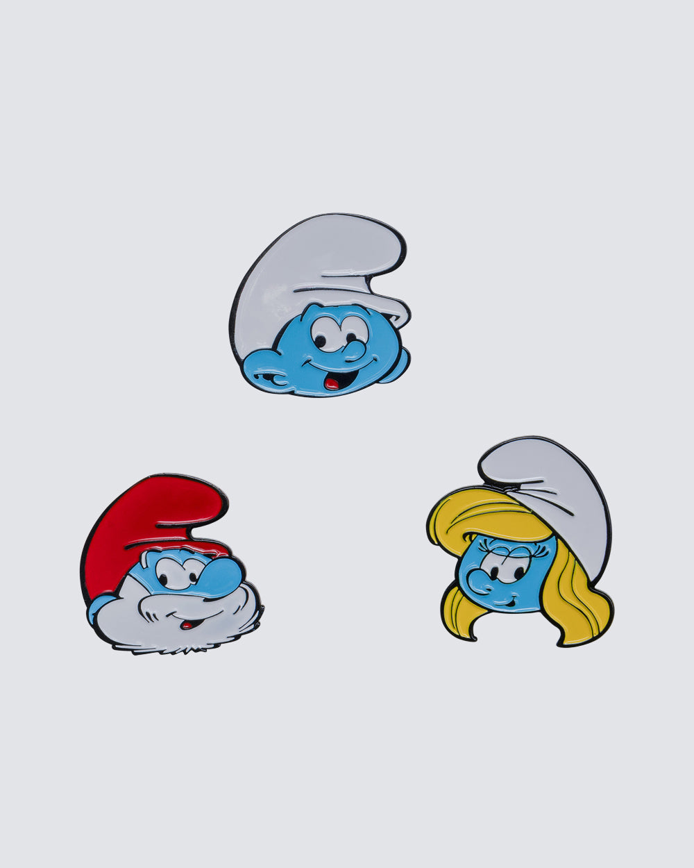 Smurfs Characters Enamel Pin Set