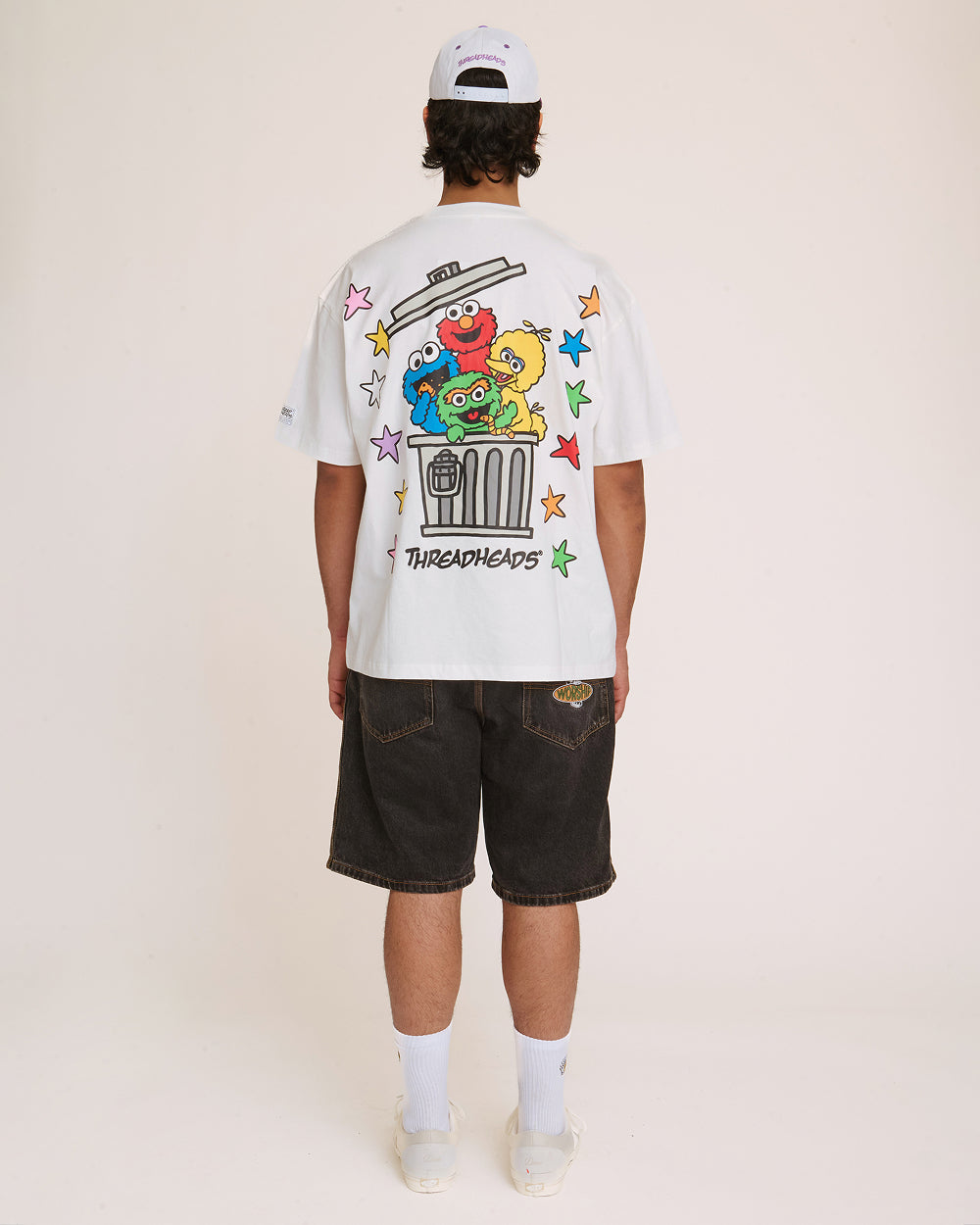 Tokyo Bin Party White Oversized Tee
