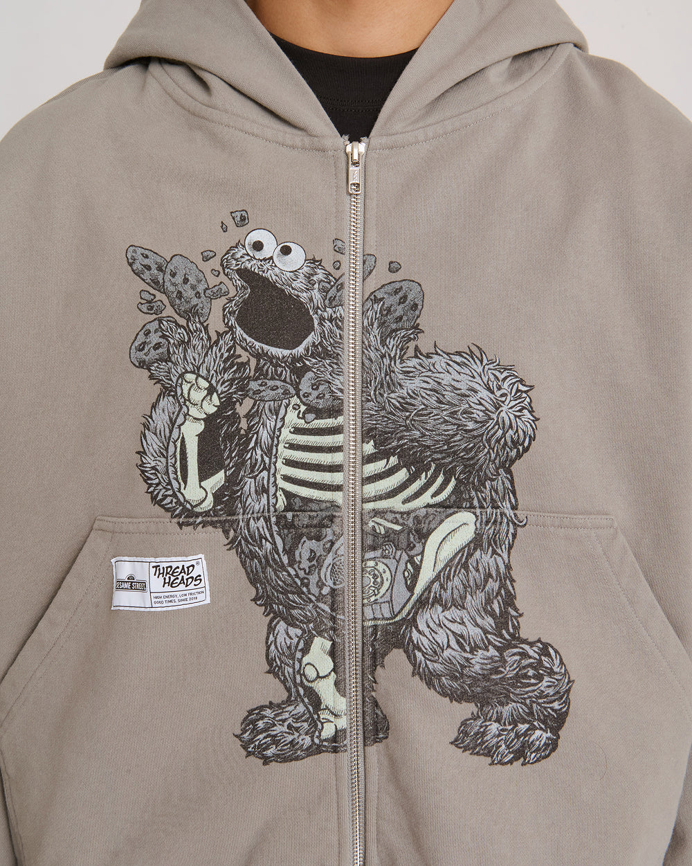 Japanese Cookie Monster Anatomy Hoodie