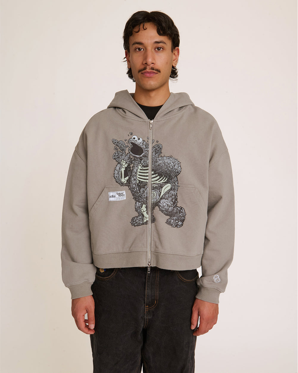 Japanese Cookie Monster Anatomy Hoodie