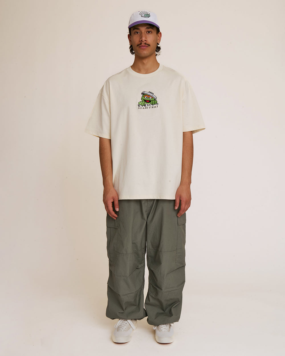 Oscar Tokyo Oversized Embroidered Tee