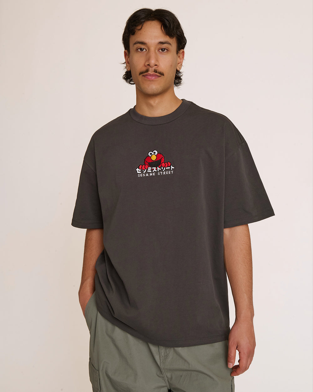 Elmo Tokyo Oversized Embroidered Tee