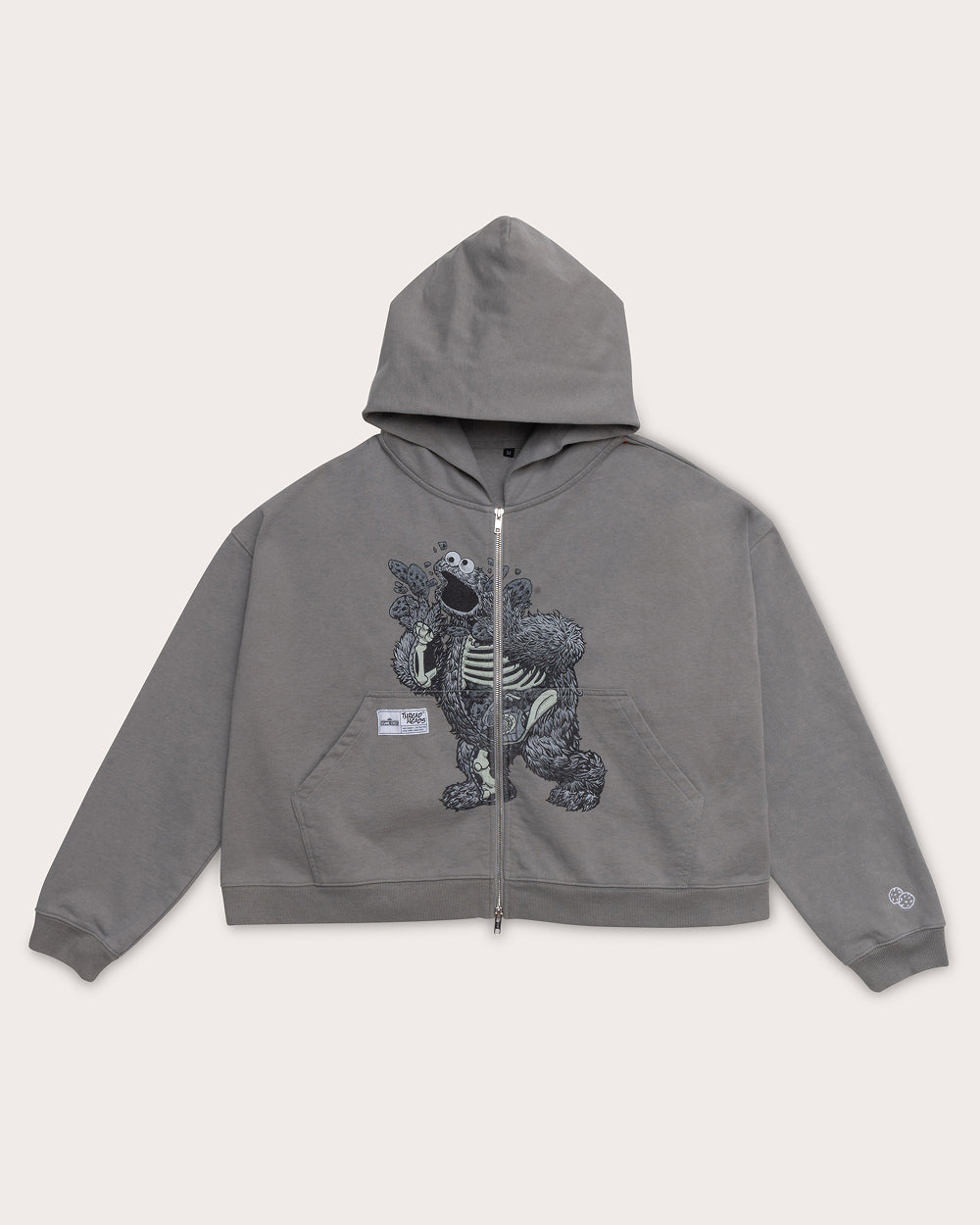 Japanese Cookie Monster Anatomy Hoodie